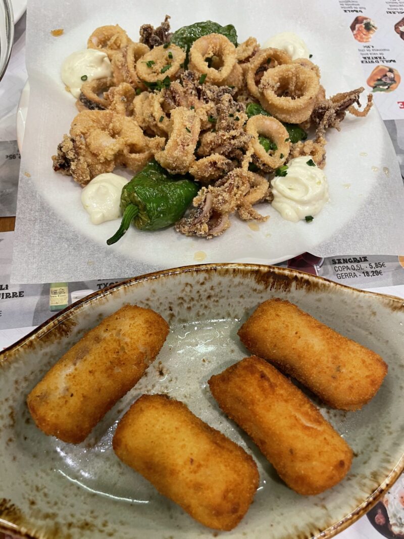 イカフライとクリケット