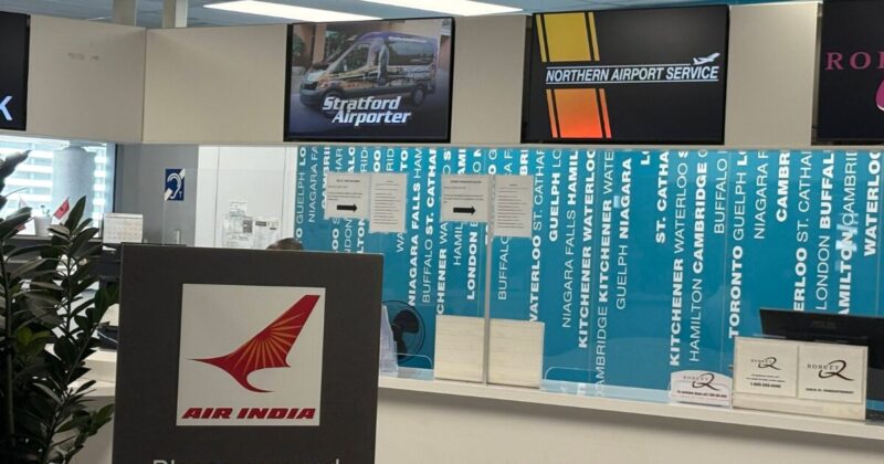 ナイアガラ・エアバスの受付