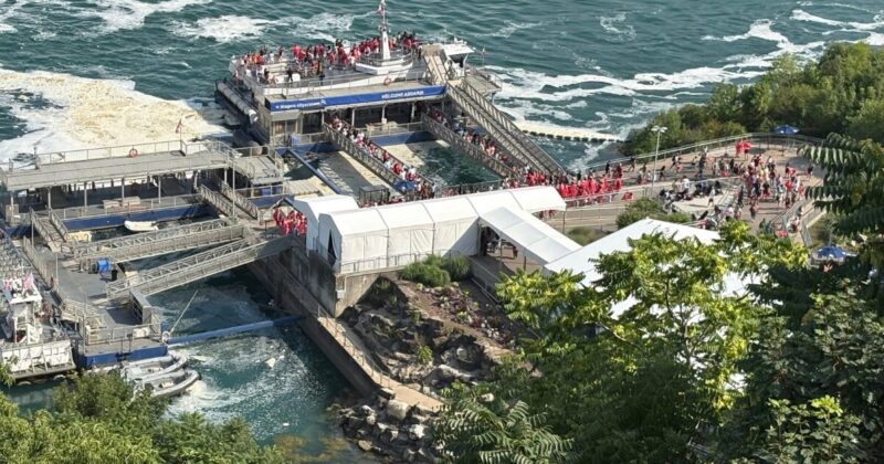 ナイアガラ・クルーズ乗り場全景