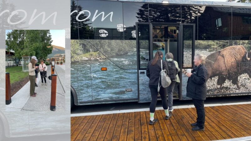 roam transit に乗車